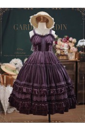 Tiny Garden Dream Bouquet Velvet Edition Long JSK(Reservation/3 Colours/Full Payment Without Shipping)